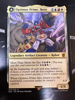 Optimus Prime, Hero Autobot Leader 013 - MTG BOT/BRO - Unplayed FAST2SHIP!! - Image 1