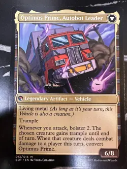 Optimus Prime, Hero Autobot Leader 013 - MTG BOT/BRO - Unplayed FAST2SHIP!! - Image 2