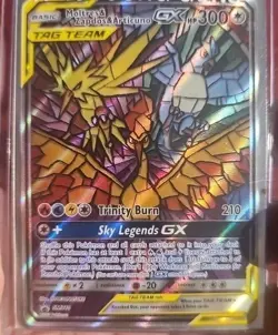 Pokemon TCG 2019 Moltres Zapdos Articuno GX SM210 Hidden Fates ETB Promo Sealed - Image 1