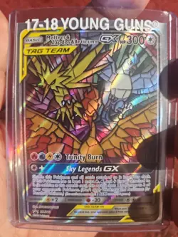 Pokemon TCG 2019 Moltres Zapdos Articuno GX SM210 Hidden Fates ETB Promo Sealed - Image 2
