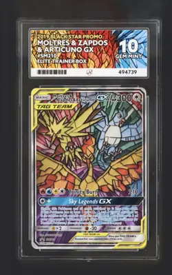 Moltres & Zapdos & Articuno GX SM210 - Pokemon TCG Hidden Fates Promo Ace 10 - Image 1