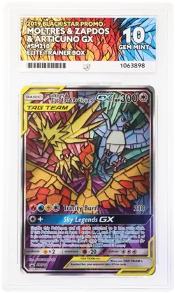 Moltres & Zapdos & Articuno GX SM210 - Pokemon TCG Hidden Fates Promo Ace 10 - Image 1