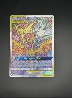 Pokemon TCG Hidden Fates Moltres, Zapdos, Articuno GX SM210 Promo Card NM - Image 1