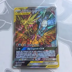 Moltres & Zapdos & Articuno GX SM210 NM Pokemon TCG Hidden Fates ETB Promo - Image 1