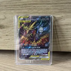 Pokemon TCG Hidden Fates Moltres Zapdos & Articuno GX SM210 Sealed Promo Card - Image 1