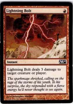 MTG Lightning Bolt Magic 2010 (M10) Common #146 - Image 1