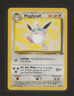 Pokemon Card - Wigglytuff - Jungle - 32/64 - Rare Non Holo - LP - Image 1
