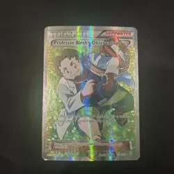 Professor Birch’s Observations Full Art 159/160 Primal Clash TCG Pokemon Card - Image 1