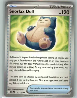 Snorlax Doll 175/182 Uncommon Paradox Rift Pokemon - Image 1