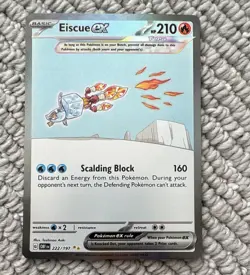 The Pokemon Company Eiscue ex 222/197 Obsidian Flames SIR Holo EN 2023 HP210 - Image 1