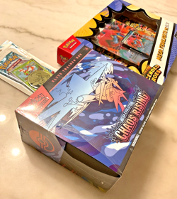 Pokemon Ascended Heroes Mega Feraligatr ex Box + Chaos Rising ETB - Image 3
