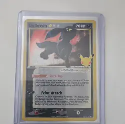 Nintendo Umbreon Star 17/17 Pop Series 5 Holo Rare English Pokemon TCG 2007 - Image 1