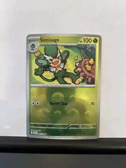 Pokemon Simisage (Poke Ball Pattern) 005/086 Sv: Black Bolt Holo EN - Image 1