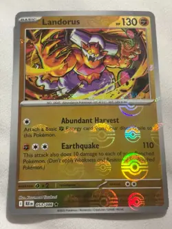 Pokemon TCG Landorus 053/086 Black Bolt (Poke Ball Pattern) - Image 1