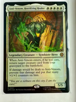 Anti-Venom, Horrifying Healer (Foil) - 0001 - Marvel's Spider-Man MTG NM/M - Image 1