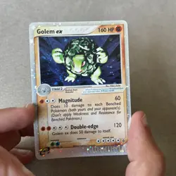 Pokemon TCG/CCG Golem EX #91/97 EX Dragon Holo Rare Card holo Swirl - Image 2