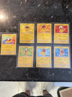 ⭐✨⭐Pokemon TCG Ash's Pikachu SM Promo Cards 'I Choose You!' comp sm108-114 - Image 1