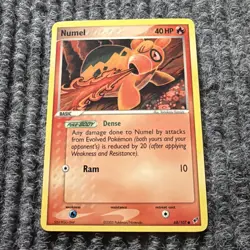 EX Ruby & Sapphire Numel Dense Ram 68/107 Pokemon TCG Card - Image 1