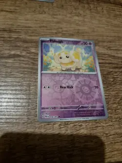 Pokemon Card Fidough 038/091 Paldean Fates Reverse Holo Common Near Mint - Image 1