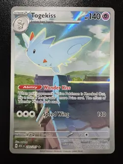 Pokemon ME: Ascended Heroes Togekisss 235/217 Illustration Rare IR - Image 1