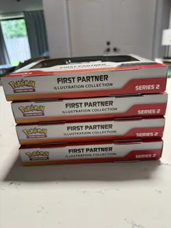 Pokemon TCG First Partner Illustration Collection Series 2 Sealed Box Lot of 4 - Image 4