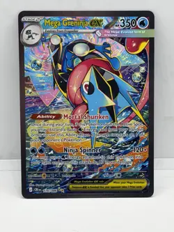 Mega Greninja ex SIR 116/086 Chaos Rising Special Illustration Rare Pokemon TCG - Image 1