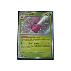 Pokemon TCG Jumpluff 098/091 Paldean Fates Shiny Rare Card NM Condition - Image 1