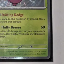 Pokemon TCG Jumpluff 098/091 Paldean Fates Shiny Rare Card NM Condition - Image 3