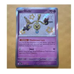 Pokemon Klefki Shiny Rare Holo 159/091 SV: Paldean Fates - Image 1