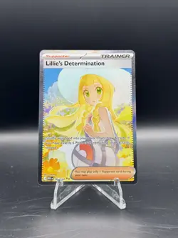 Lillie’s Determination 184 Pokemon Mega Evolution Special Illustration Rare SIR - Image 1