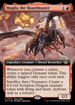 FOIL Magda the Hoardmaster - Buy-a-Box - Outlaws at Thunder Junction OTJ - NM - Image 1