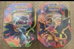 Pokemon TCG Mega Charizard X and Y Tins - Brand New & Sealed - Image 1