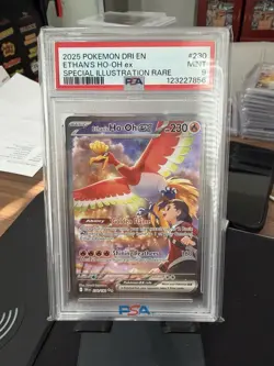 2025 Pokemon Scarlet And Violet Destined Rivals Ethan's Ho-oh EX #230 PSA 9 Mint - Image 1
