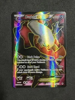 (NM) Darkrai EX (Full Art) 118/122 Breakpoint Pokemon TCG English - Image 1