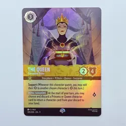 The Queen - Conceited Ruler 205/204 Fabled Epic Disney Lorcana Holo Foil - Image 5