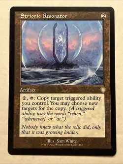 1x RETRO STRIONIC RESONATOR - Brother's War - MTG - Magic the Gathering - Image 1