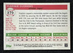 2025 Topps Chrome Platinum Vladimir Guerrero glitter /150 Angels - Image 2