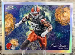 2025 Topps Cosmic Chrome Myles Garrett Stars in the Night #STN-23 DPOY Browns - Image 1