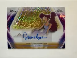 2026 Topps Disney Neon Chrome MEGARA Autograph /50 Susan Egan AUTO Hercules Card - Image 1