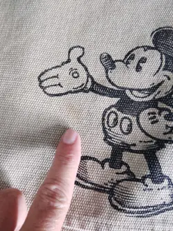 6 Disney Canvas Kitchen Placemats Mickey Mouse - Image 3