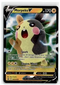 2020 POKEMON BLACK STAR PROMO MORPEKO V #56 - Image 1