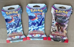 *LOT OF 3* Pokemon TCG S&V PALDEA EVOLVED Sleeved Booster Packs (NEW & SEALED) - Image 1