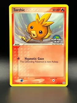 Pokemon TCG- Torchic Wizard World Chicago Promo 2005 Ex Emerald #69 non-holo-NM+ - Image 1