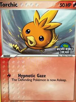 Pokemon TCG- Torchic Wizard World Chicago Promo 2005 Ex Emerald #69 non-holo-NM+ - Image 3
