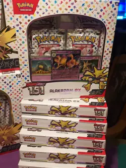 POKEMON TCG⚡151 ZAPDOS EX(2)& ALAKAZAM EX COLLECTION(6)⚡8 BOX LOT⚡SHIPS ASAP - Image 2