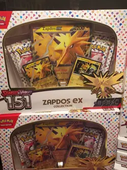 POKEMON TCG⚡151 ZAPDOS EX(2)& ALAKAZAM EX COLLECTION(6)⚡8 BOX LOT⚡SHIPS ASAP - Image 3