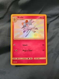 Pokemon TCG Kirlia Hidden Fates Shiny Holo Card SV35/SV94 NM/M Condition - Image 3