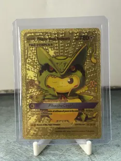 Pokemon TCG TAG COSPLAY Gold Foil Full Art 6-Card Lot Pikachu Charizard - Image 2