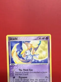 NM Pokemon Jirachi TCG Black Star Promos 21 Nintendo Regular Promo Card - Image 2