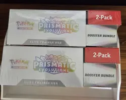 2x Pokemon Prismatic Evolutions Costco Elite Trainer Box + Booster Bundle Sealed - Image 5